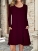 Damen-Langarmkleid, lässig, Swing-T-Shirt-Kleider mit Taschen, 2024