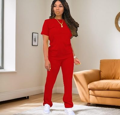 Zweiteiliges Outfit für Damen, Sweatsuit-Set, Sommer